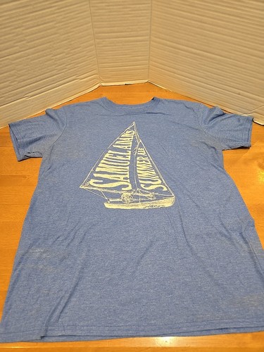 Camiseta Samuel Adams Summer Ale Doble Cara Para Hombre L Boston Vela Cerveza Ver Foto - Imagen 3 de 14
