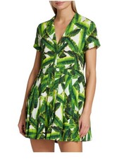 New With Tags $395 ALICE + OLIVIA TAMALA BUTTON FRONT SHIRT DRESS XL