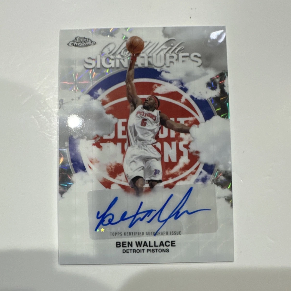 Ben Wallace Basketball Autographed Sports Trading Cards