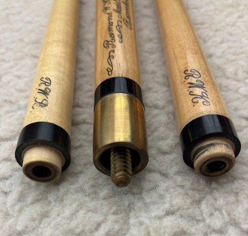 Antique Pool/Billiard Brunswick Herman Rambow Siged Cue With Receipts ...