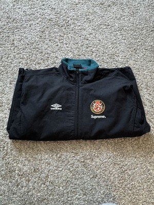 Supreme x Umbro Cotton Ripstop Track Jacket Black Size Small FW23 Soccer London