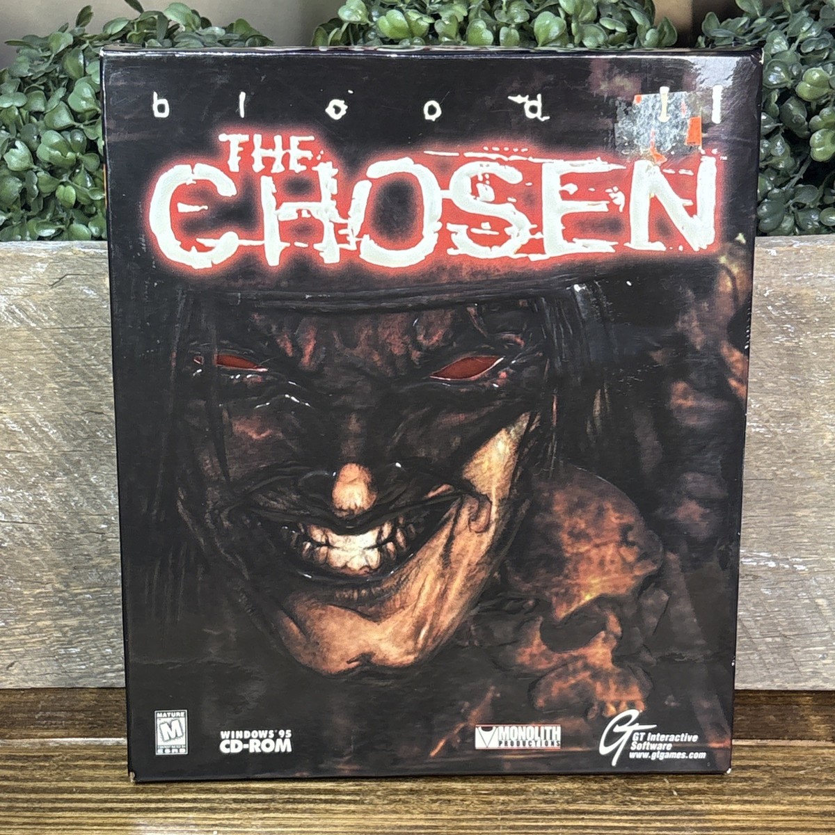 Blood II: The Chosen Big Box PC Windows 95 Video Game Monolith FPS