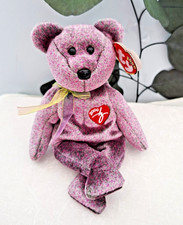 Signature Bear 2000 a Ty Original Beanie Baby Complete with Swing & Tush Tags