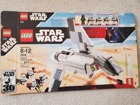 LEGO Star Wars Set 3 Boxes: 7658 Y-Wing, 7659 Landing Craft, 6209 Slaver 1/