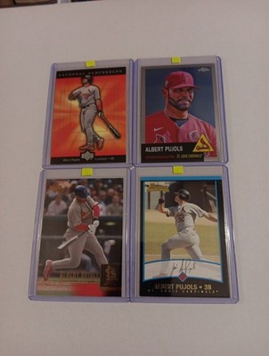 2001 Albert Pujols U D Star Rookie + 2001 Bowman RC +2more cards Read Below