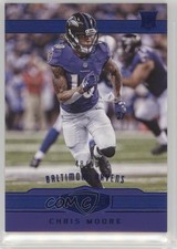 2016 Panini Plates & Patches Rookies Blue 48/50 Chris Moore #168 2m4