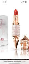 New $180 Enlightenment Predire Prestige Diamond Lotus Flower Velvet Lipstick