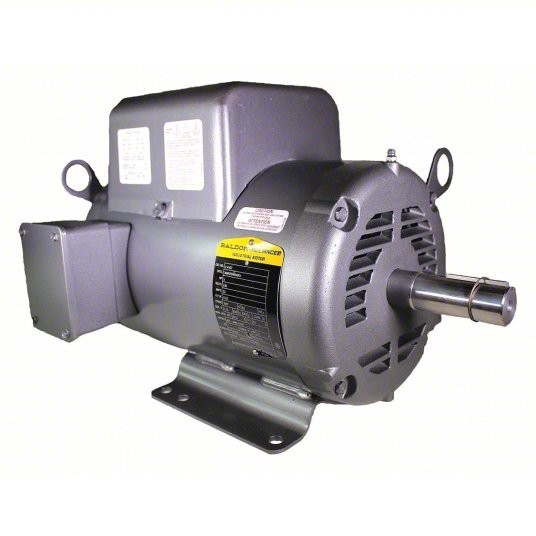 ABB Baldor L1410T Electric Motor, 5HP, 184T Frame, 1725 RPM, Single Phase, 230V