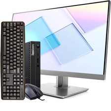 Lenovo i5 Desktop Computer Mini Pc Up To 27" LCD 32GB RAM 1TB SSD Windows 11 Pro