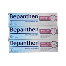  Pack of 3 Bepanthen Nappy Care Ointment Provitamin B5 30g EXP:12/2027