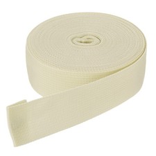 10 Yard x 1 1/2 Inch Width Nylon Webbing Strap Poly Flat Webbing Strapping Beige
