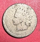 1859 US Indian Head Cent! Copper Nickel Variety! 1st Year Issue! Lower Grade!