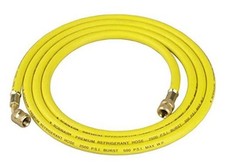 31096 1/4" Premium Refrigerant Charging Hose - 96" Long, Yellow, Standard
