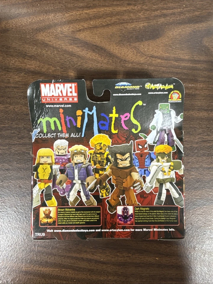 Minimates Marvel Universe Brown Wolverine & Dark Magneto 2-pk H11 Foto 2 de 2