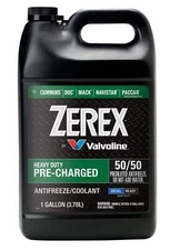 Zerex Heavy Duty Pre-Charged Green 50/50 Prediluted Antifreeze 1 GA