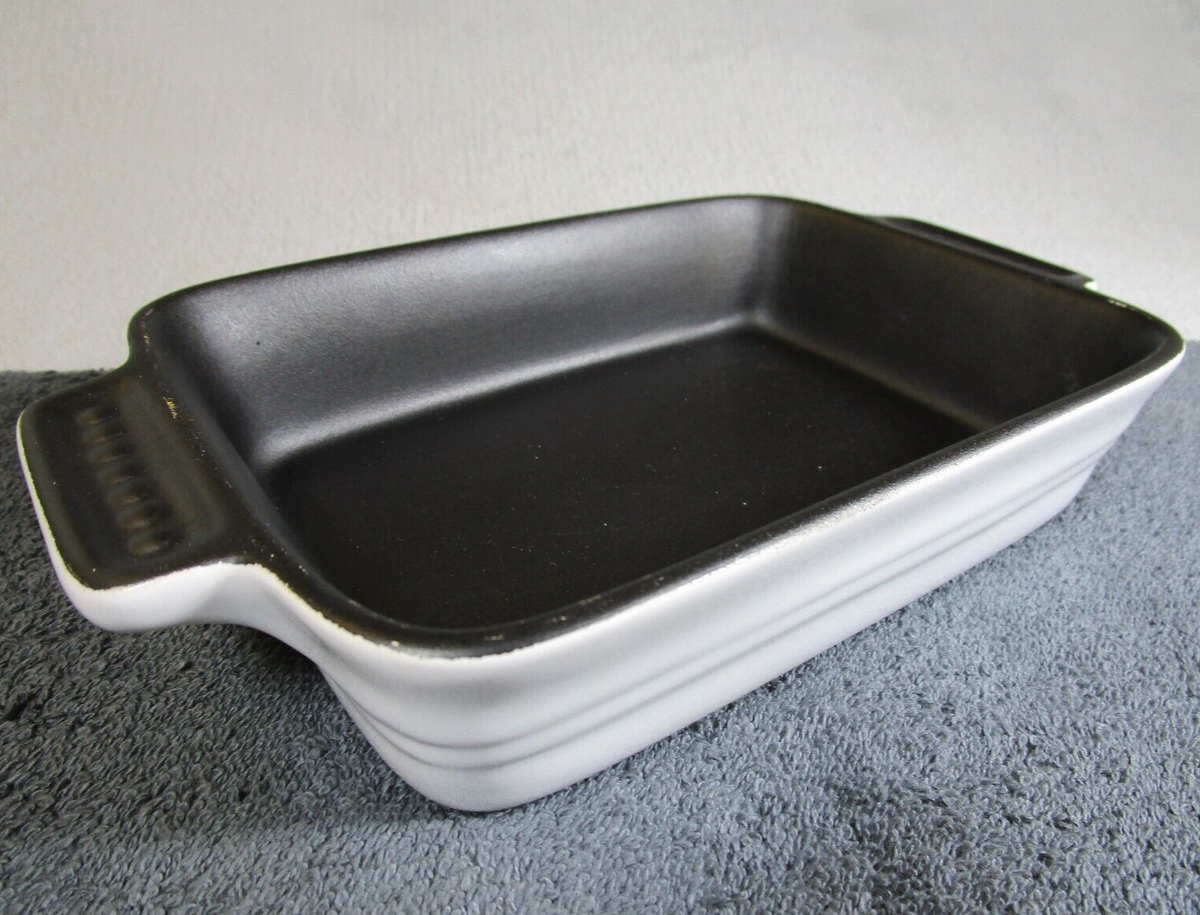 Lovely Vintage Robert Dyas Black White Rectangle Oven Baking