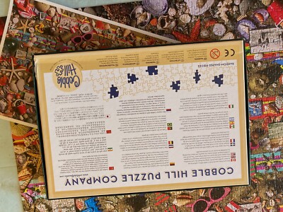 Cobble Hill Puzzle 1000 Pezzi Scena Da Spiaggia - Poster Incluso - Fatto In USA Con Carta Di Lino - 2