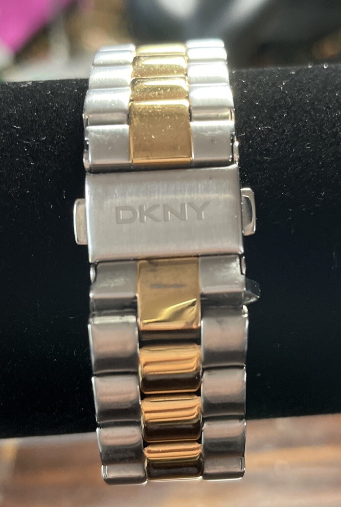 DKNY Glamor Silver and Gold Luxury Watch DKNY Women main image 4