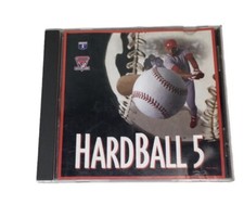 PC 1995 HardBall 5 CD ROM Game Baseball Sports Simulator