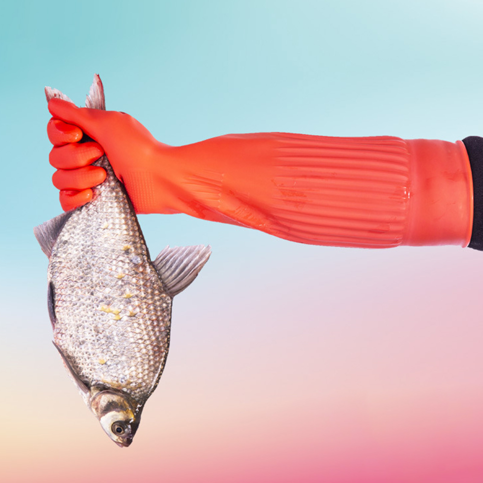 1 Pair Emulsion Gloves Waterproof Cleaning Housework Kitchen Gloves