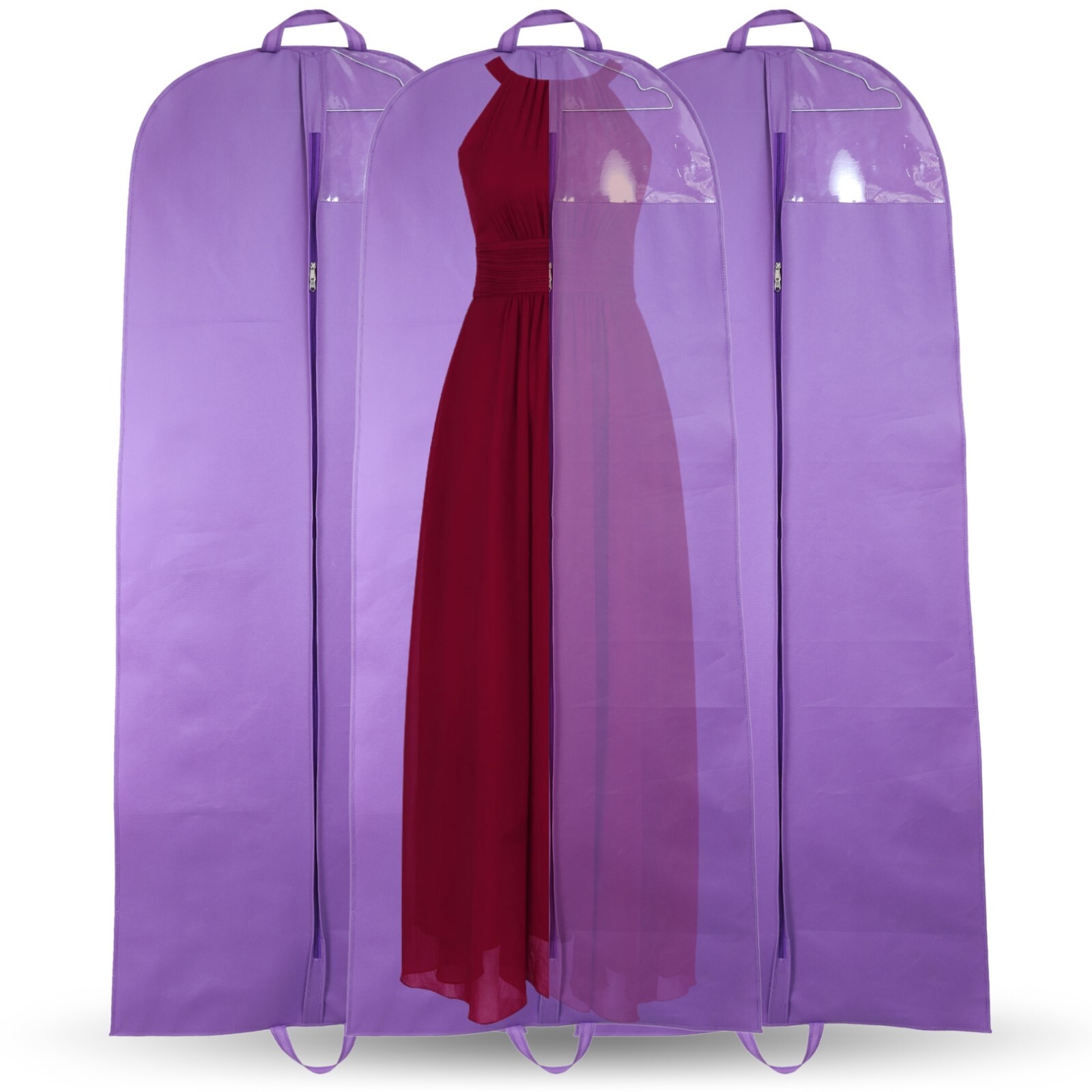 72" Breathable Long Bridesmaids Wedding Dress Cover Travel Garment