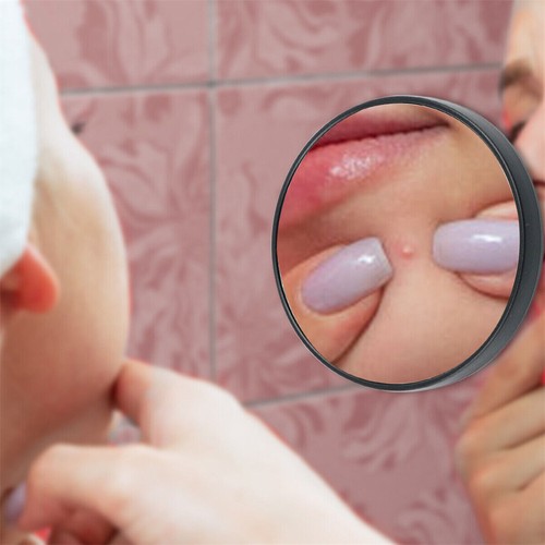 10x 15x 20x MAGNIFYING MAKEUP COSMETIC MIRROR SUCTION EYEBROW TWEEZING - Picture 8 of 12