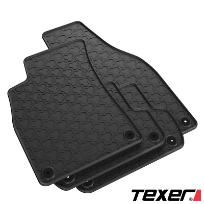 Gummimatten für Audi A4 B7 8F Bj. 2004-2008 Autoteppiche Fußmatten Gummi TEXER
