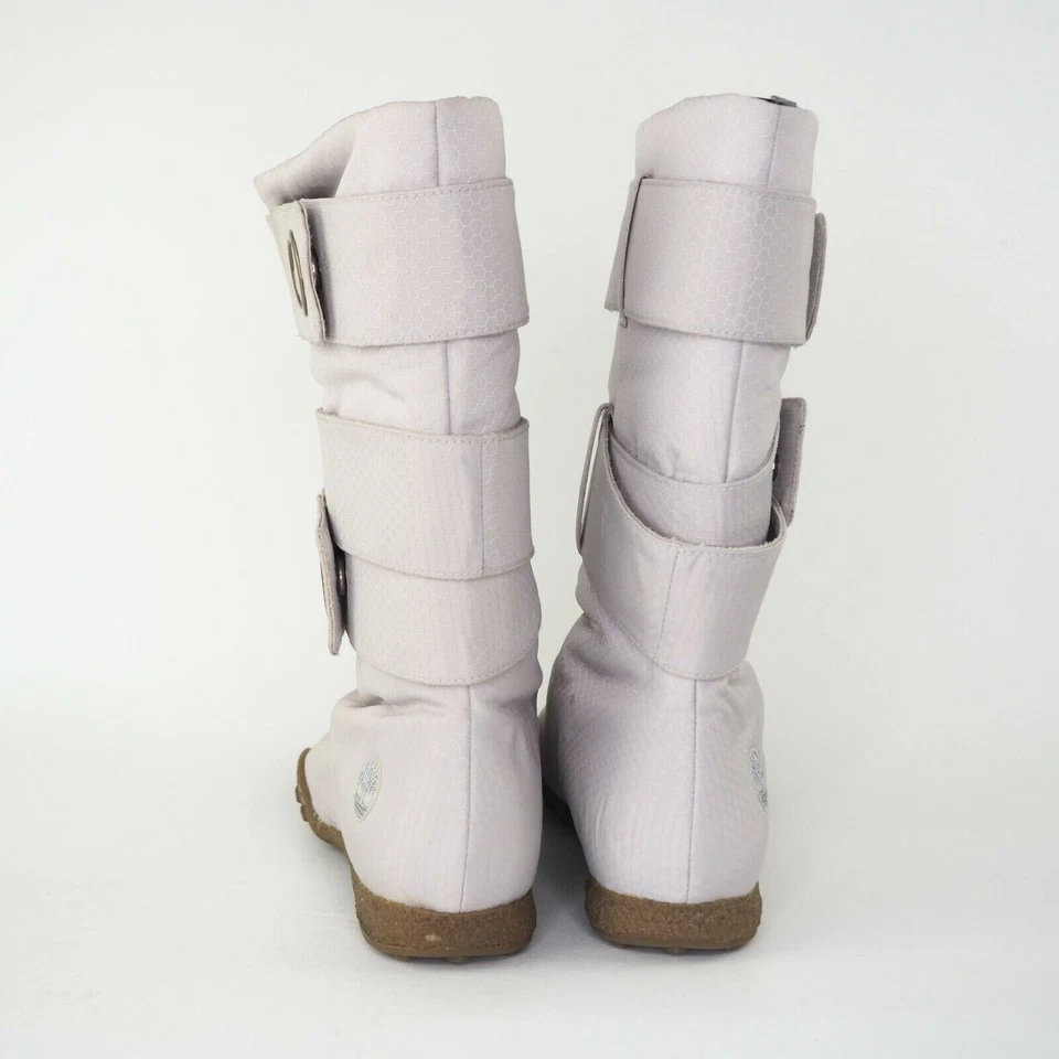 Timberland 女式 88338 Sierra Vista 高 14 英寸靴子绝缘灰色 8.5 码 — 第 4/4 张图片