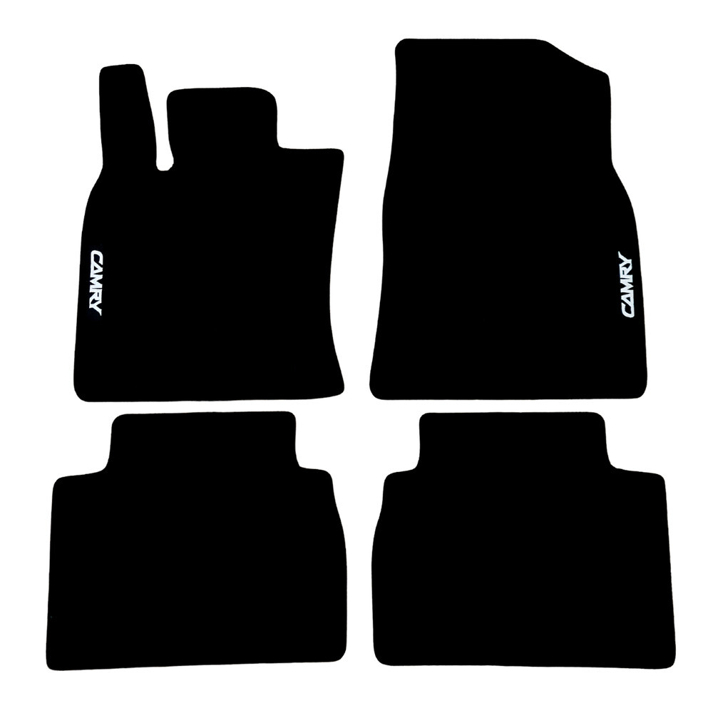 Toyota Camry Velour Waterproof Black Floor Mats Carpet Auto Liners