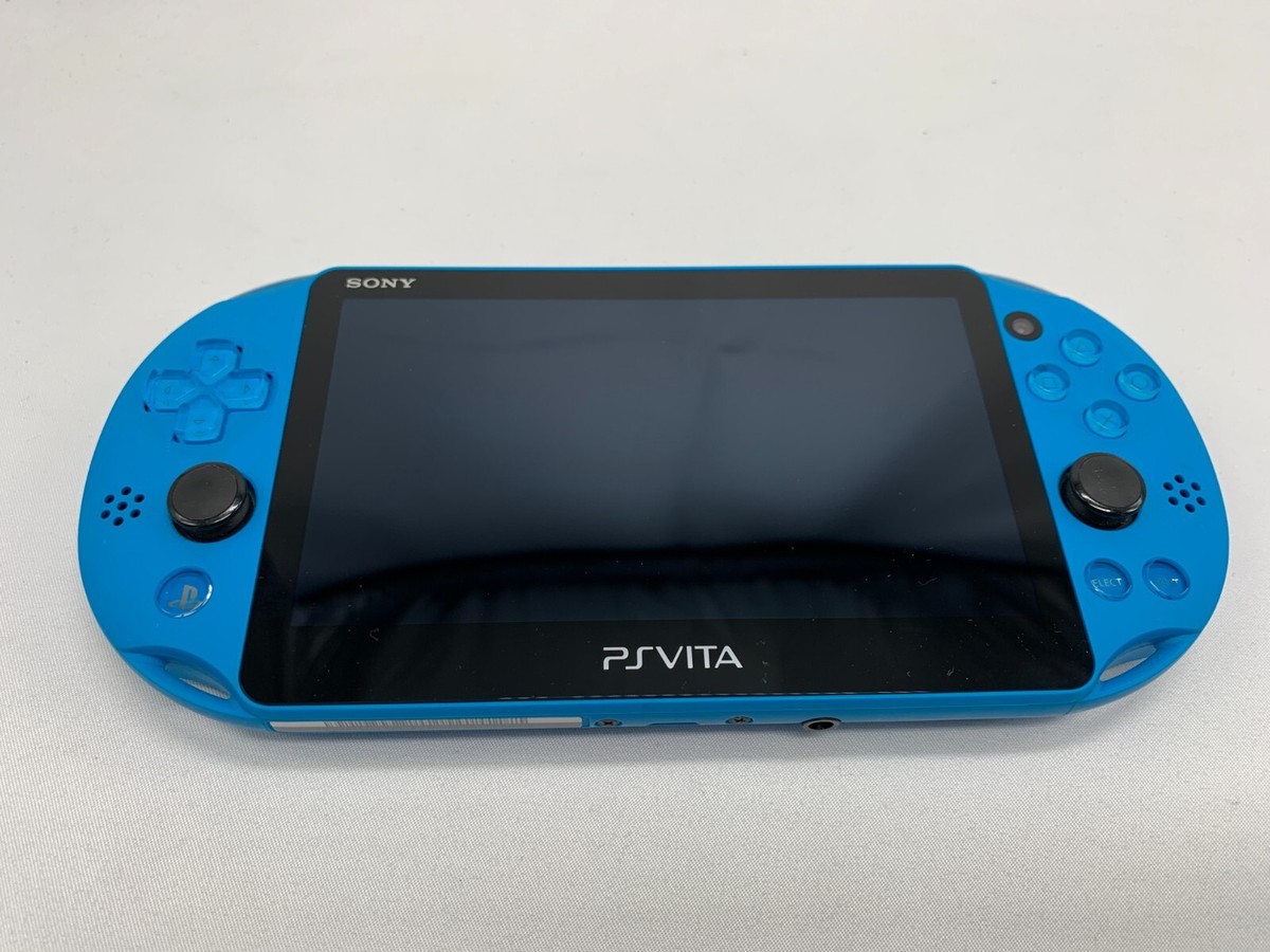 SONY PlayStation PS Vita PCH-2000ZA23 Aqua Blue Console Wi-Fi