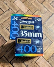 35mm Studio 35 Color Print Film - 24 Exposures - ISO 400 - Expired January 2006