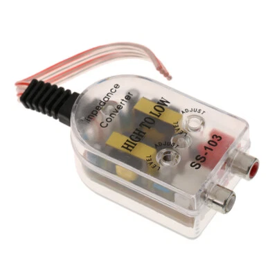 Audio Lautsprecher Hochpegel Cinch Low Level Line Out Impedanzwandler