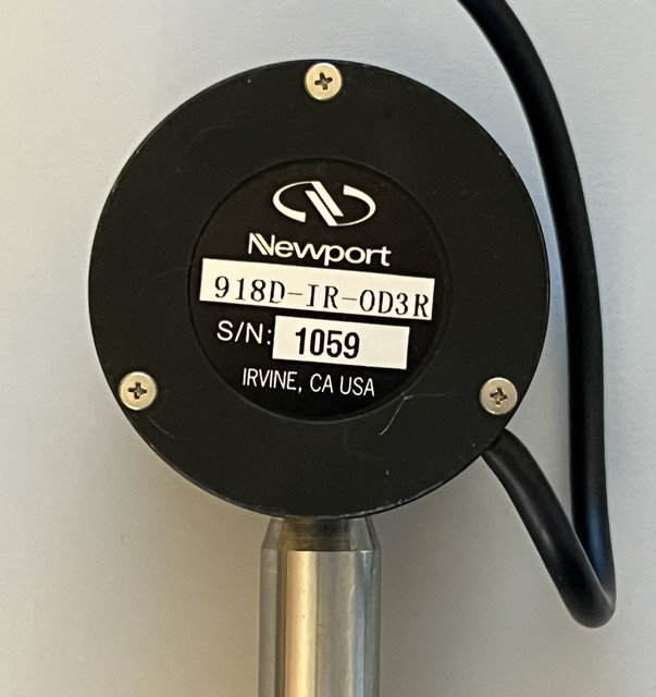 Newport 918D-IR-OD3R Optical Head - Fully tested and calibrated for ...