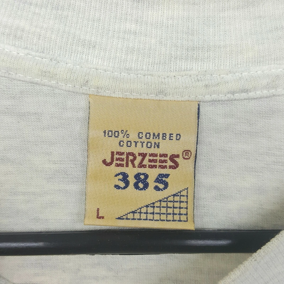 Vintage Jerzees 385 Oxford University Gray Tshirt XL - Embroidered Logo
