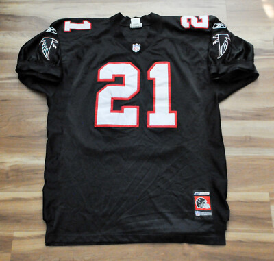 Deion Sanders Atlanta Falcons Reebok Jersey Authentic Helmet Tag