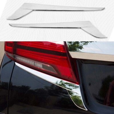 2pcs Rear Tail Light Lamp Strip Trim Chrome Glossy For Toyota Alphard 2015-2022