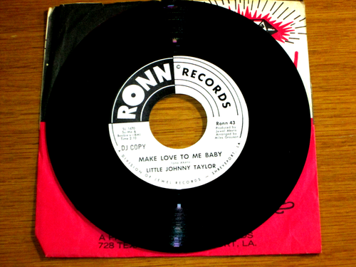 PROMO FUNK/SOUL 45 RPM - LITTLE JOHNNY TAYLOR - RONN 43 - "SWEET SOUL WOMAN" - Picture 2 of 2