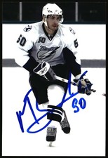 Mark Barberio Autograph 4x6 Photo #50 Tampa Bay 2010 NHL Prospects Tournament E