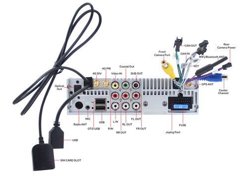 JOYING 10.1" Android 12 Car Radio GPS Navi for VW SEAT SKODA with Qualcomm Chip - Picture 16 of 17