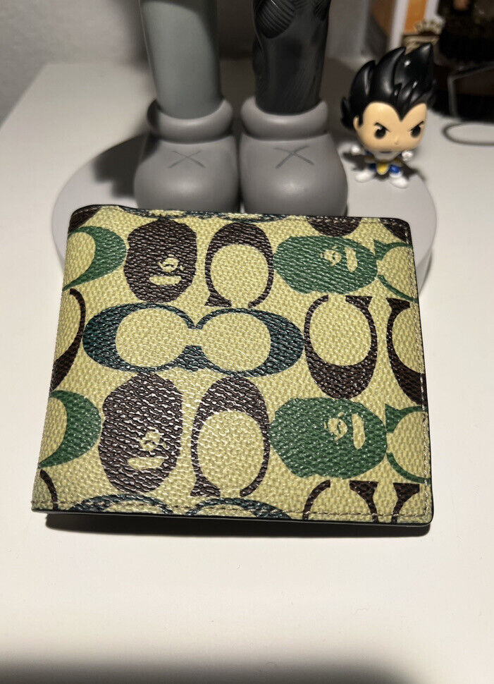 Coach x Bape Bathing Ape Coin Bi-fold Wallet | eBay Coach x Bape Bathing Ape Coin Bi-fold Wallet | eBay