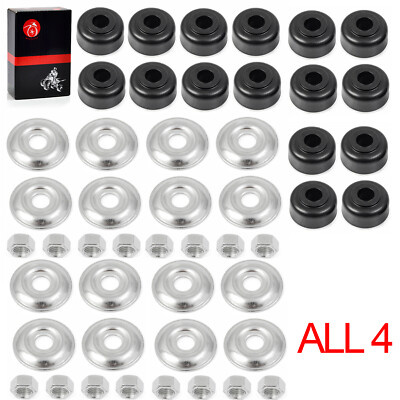 All 4 Shock Bushing Kit for EZGO, Club Car, and Star Golf Cart TXT Marathon 82Up