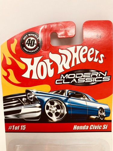 HOT WHEELS MODERN CLASSICS #1 OF 15 HONDA CIVIC Si ORANGE H71 - Picture 2 of 4