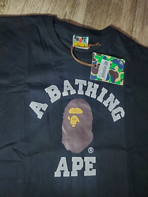 A Bathing Ape Black And Brown T Shirt BAPE | eBay