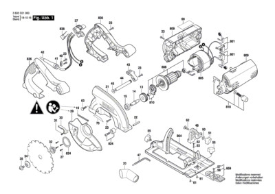 Bosch Ersatzteile für PKS 55A Handkreissäge
