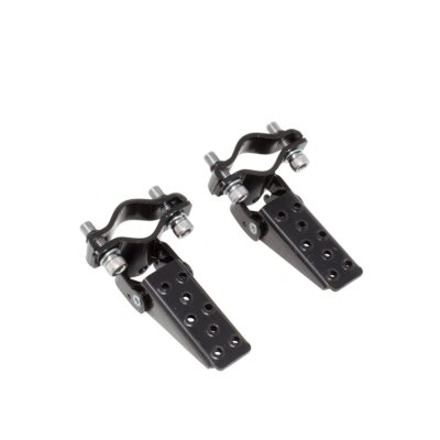PRO+ Pair Bicycle Steel Foldable Folding Fork Foot Step Pegs BLACK Bike BMX MTB