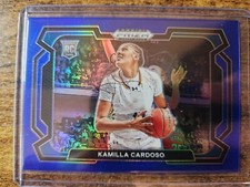2024 Prizm Draft Picks Kamilla Cardoso Blue Prizm Variation /199 Rookie #59 USC