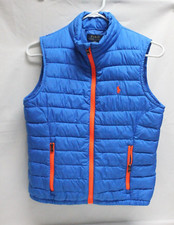 Polo Ralph Lauren Boy's Puffer Vest Horizon Blue Size M 10-12
