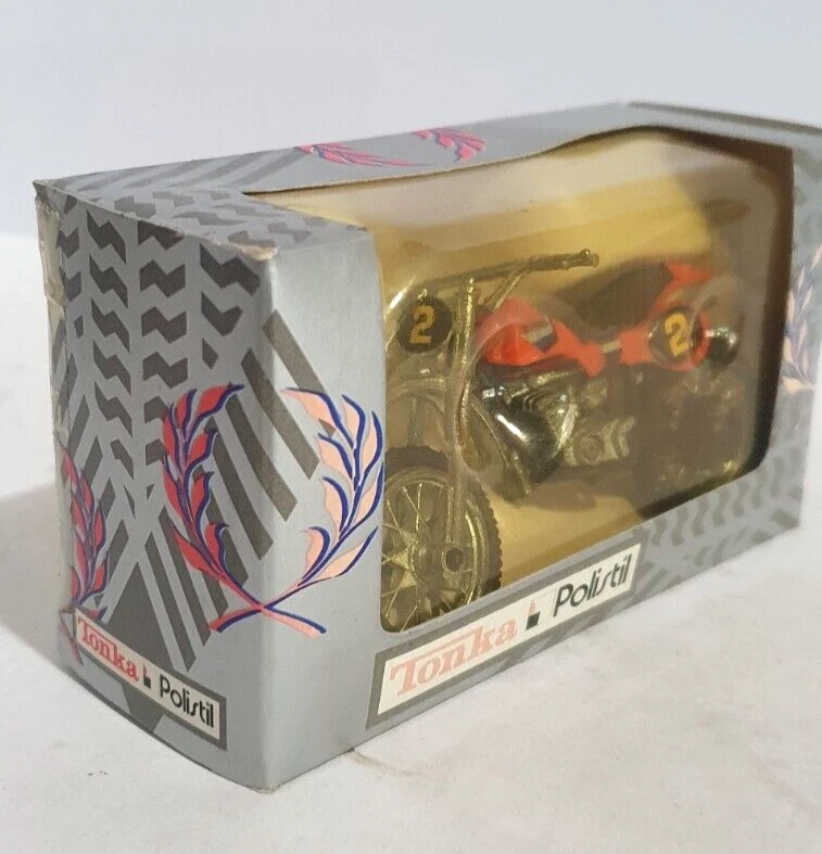 Tonka Polistil Suzuki MX Scrambler, escala 1/24. Hecho en Italia, Metal + plástico Foto 3 de 4