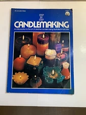 Candlemaking Step by Step 1972 Craft Project Technique Instruction Golden Press