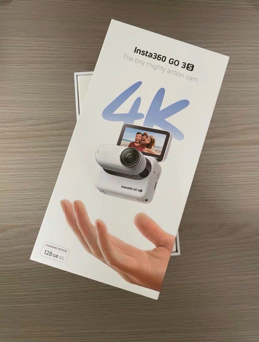 Insta360 Go 3S Action Camera Bundle 128GB White With Box